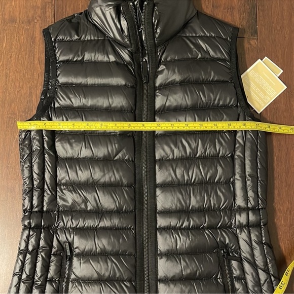 Michael Kors puffer quilted black vest jacket - Picture 7 of 10